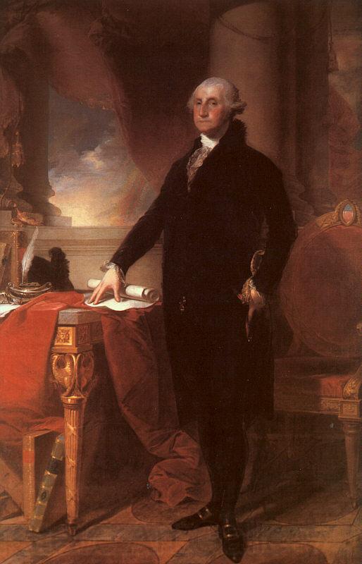 Gilbert Charles Stuart George Washington Norge oil painting art